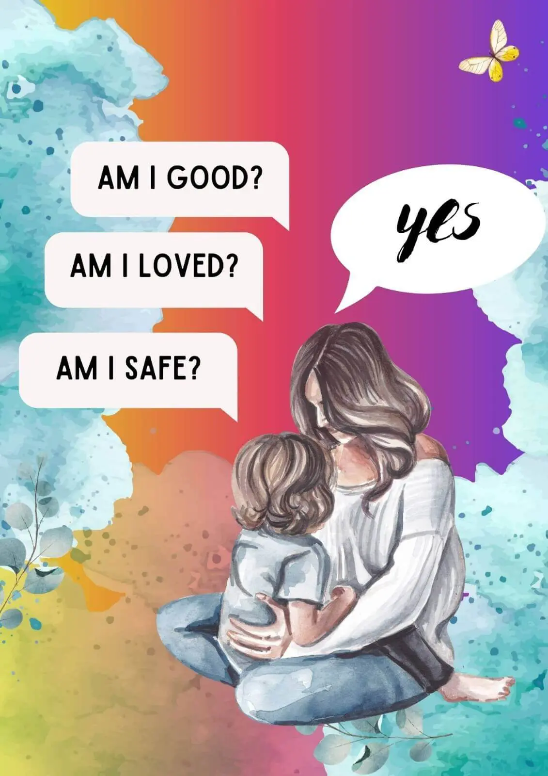 I am good, loved and safe image for growth stories
